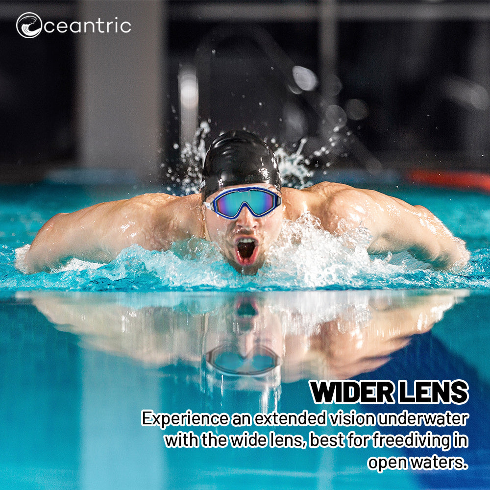 Oceantric Poseidon Mirror Swimming Goggles