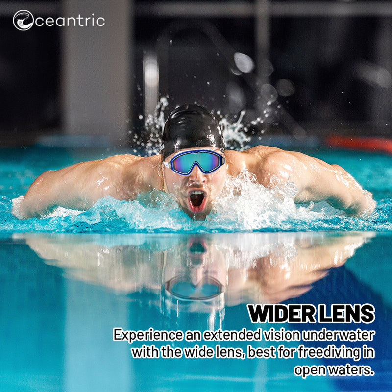 Oceantric Poseidon Mirror Swimming Goggles - Adults