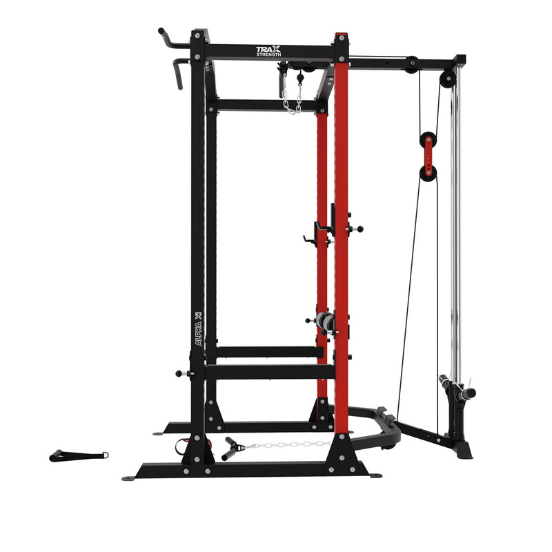 Trax Strength Alpha Power Rack X1 with Lat Attachment | Chris Sports ...