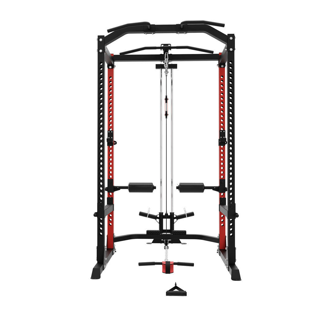 Trax Metal Rack Trax Strength Alpha Power Rack X1 with Lat Attachment | Chris Sports ...
