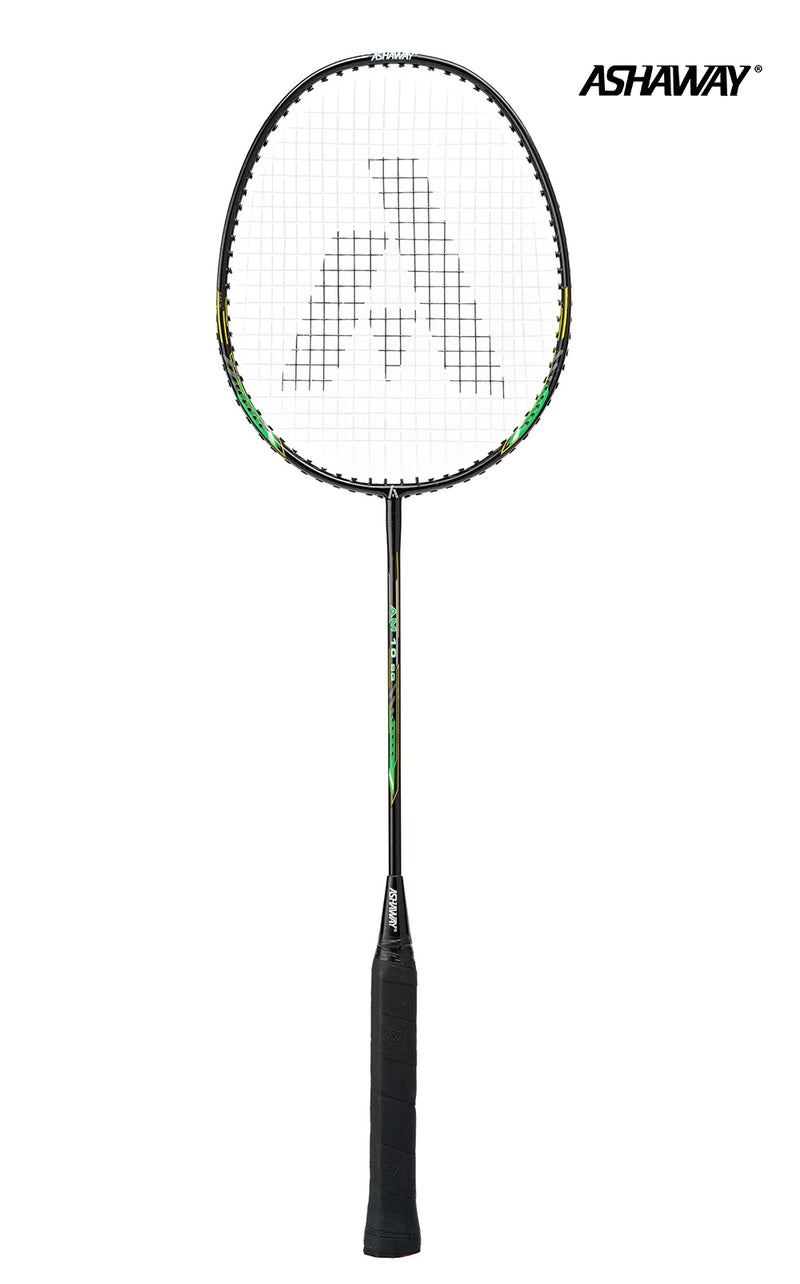 ASHAWAY AM 10SQ Badminton Racket with COVER and Strung