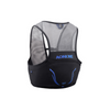 A green Aonijie running hydration vest with black and blue details, featuring mesh on the sides and multiple pockets.