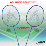 ASHAWAY AM 9900SQ Badminton Racket with COVER and Strung