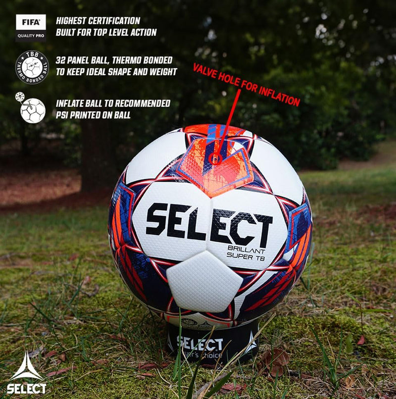 Select DB v23 Soccer Ball – FIFA Approved Soft-Touch Ball for