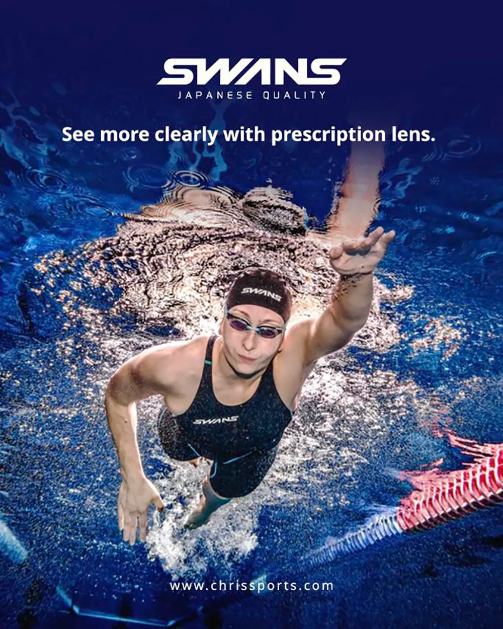 Swans Race and Competition Swimming Goggles SR-2MEV Made in Japan