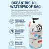 Oceantric Waterproof Bag - 2L, 5L, 10L