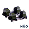 Nuobell 20kg Adjustable Dumbbell with Rack Non Slip Pair Dumbbells