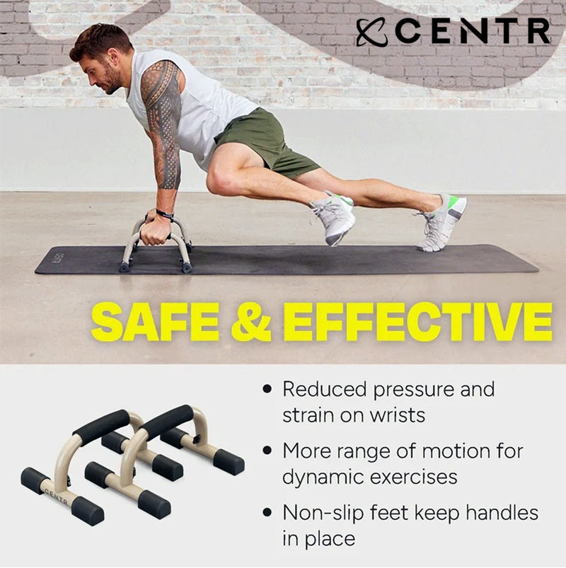 Centr Push Up Handles Durable Construction for Intense Training