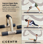 Centr Push Up Handles Durable Construction for Intense Training Workout - Pair