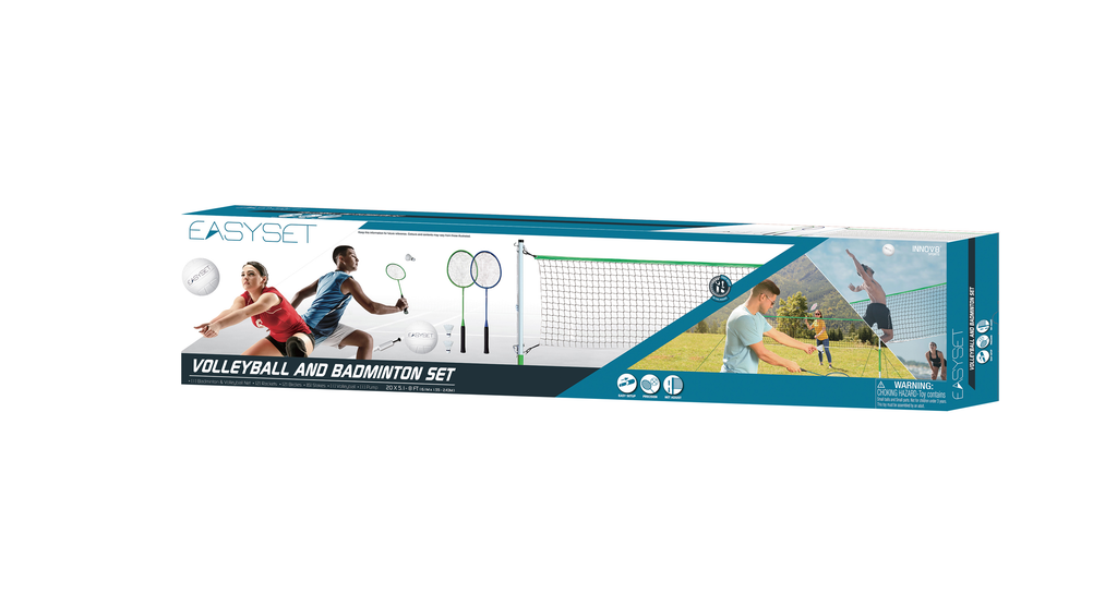 Easyset - Volleyball and Badminton Set