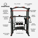 Inspire Fitness SF5 Smith Functional Trainer Home Gym/Multi Gym