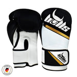 Bulls Professional Classic Boxing Gloves Black/White
