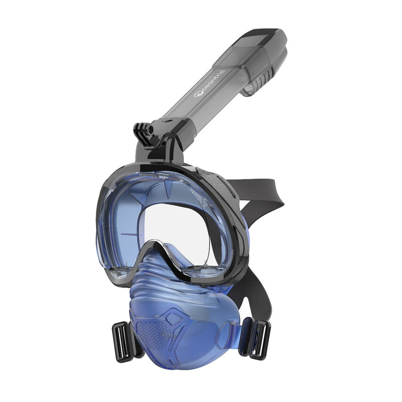 orca goggle mask Oceantric Adult Premium Full Face Snorkeling Mask