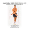 Iron Gym - Adjustable Speed Rope - Jump Rope