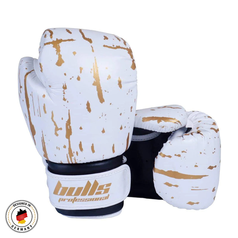 Bulls Professional Action Boxing Gloves White/Black – Chris Sports