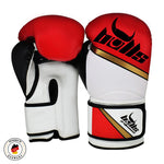 Bulls Professional Classic Boxing Gloves - Red/White
