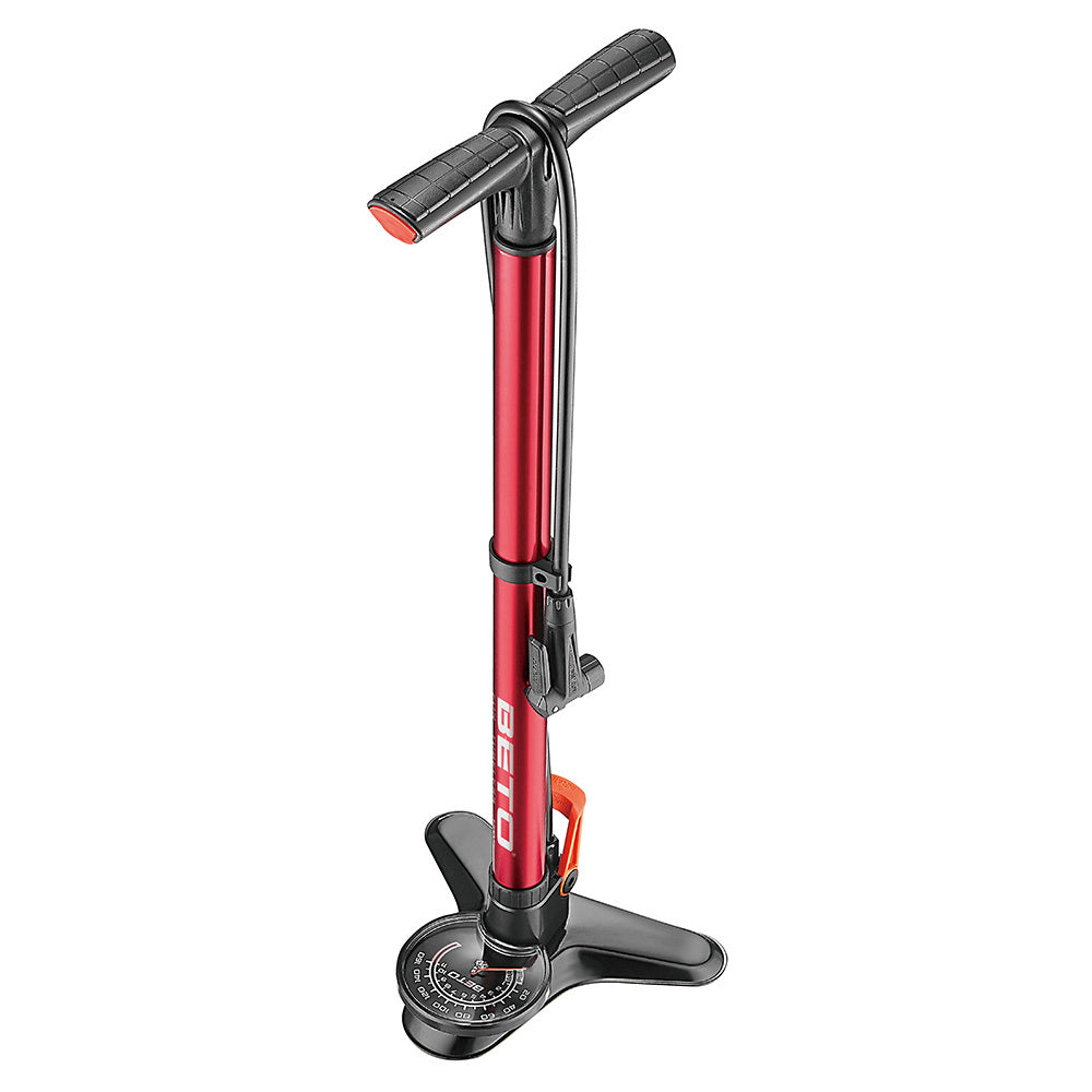 BETO Tubeless Alloy Floor Pump Bike Pump with Gauge CFL-003AGD Air