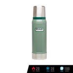 Stanley Classic Vacuum Flask/Insulated Water Bottle 25 oz./750 ml