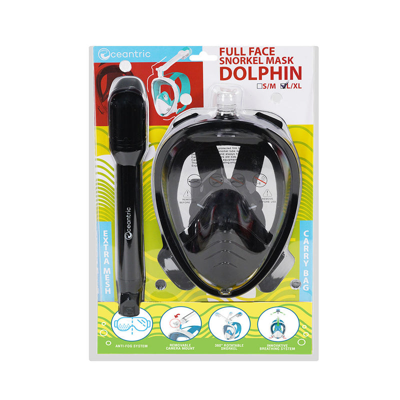 full face swimming goggles Oceantric Adult Full Face Snorkeling Mask