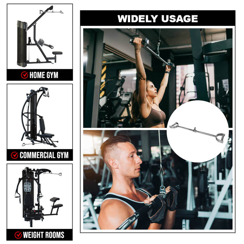 Element Fitness 34-inch D-Bar Lat Pulldown with Handles