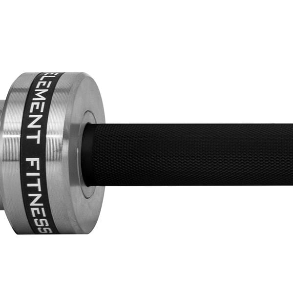 Element Fitness Tough Nut Olympic Bar with Lock Jaw - Black