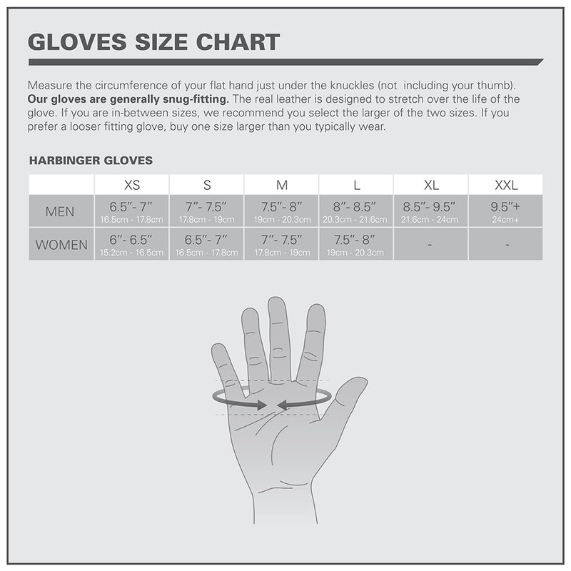 Harbinger Shield Protect Women’s Full Finger Gym Gloves