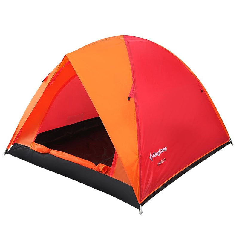 camp king tent KingCamp Family 3 Roomy Outdoor Camping Tent – Chris Sports