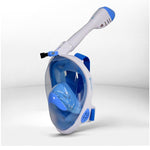 Oceantric Full Face Snorkeling Mask 2.0 (Light Blue/White)