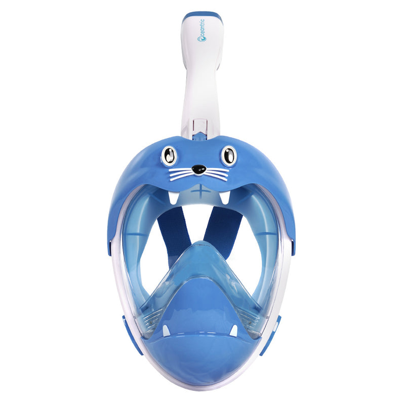 Dive In Comfort: Full Face Snorkel Mask For Teenagers & Children – S/M Size, Premium Silicone & PC, Underwater Diving