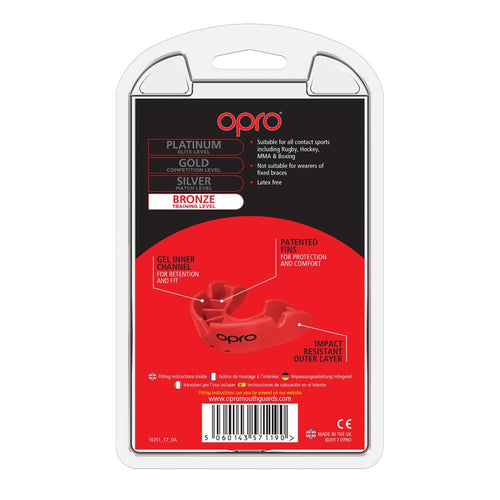 Opro Mouthguard Self-fit Gen 4 Bronze - Red