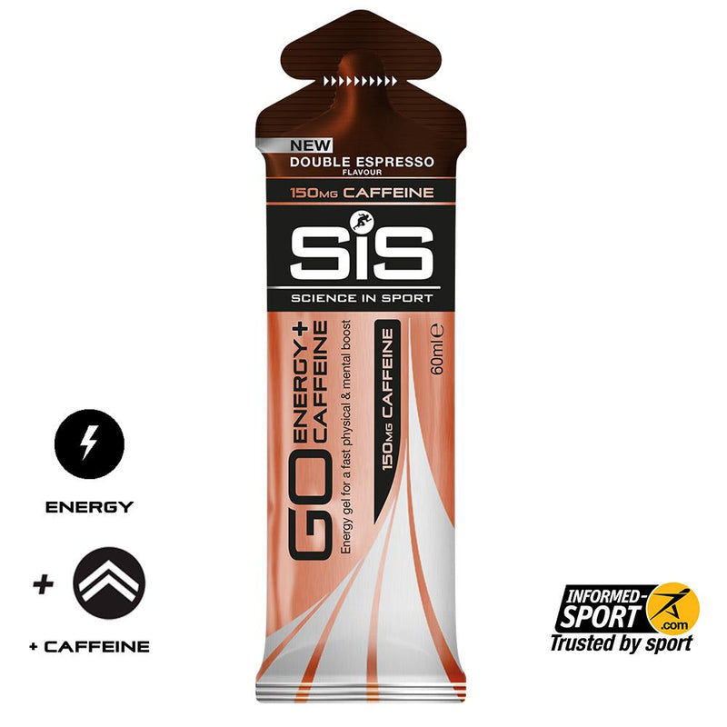 SiS GO Energy + Caffeine Gel 60ml - Double Espresso