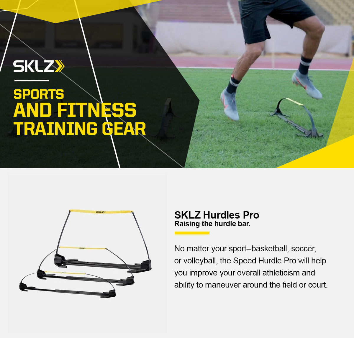 Thang Tập Luyện Sklz 6X Hurdles (6 Cái) - Vàng Thang Tập Luyện Sklz 6X Hurdles (6 Cái) - Vàng