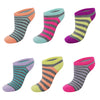 Sof Sole Kids/Youth Socks All Sports Lite No Show 6-pack (Boys and Girls Colors)