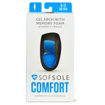 Sof Sole Gel Arch With Memory Foam Comfort Insoles Shoe Insert
