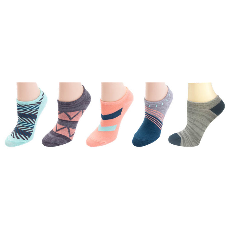 Sof Sole Women's Socks Lifestyle No Show 6-pack (3 colors/patterns)