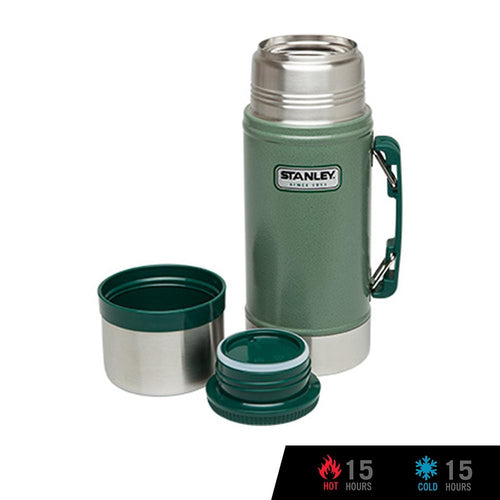 Stanley Classic Vacuum Insulated Food Jar 24oz / 700ml - Hammertone Green