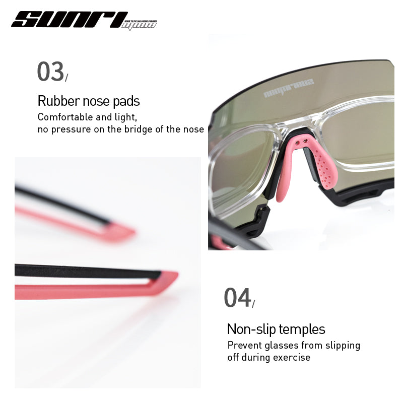  UKNOW Photochromic Sunglasses for Men Women, Transition Glasses  with Night Vision Lens, Sports Sunglasses for Cycling Driving : Sports &  Outdoors