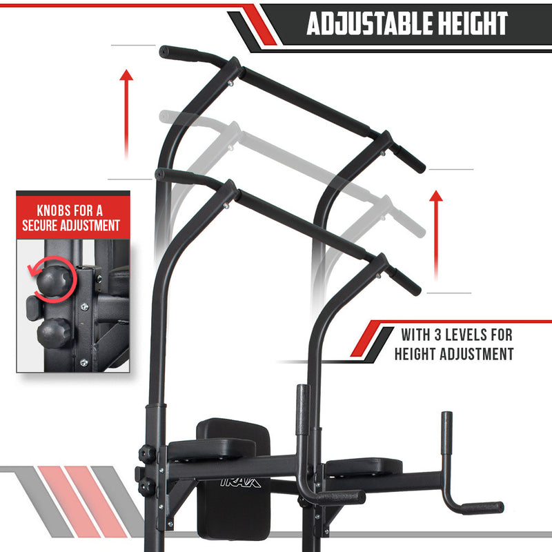 Trax Power Tower Multifunctional Strength Workout Equipment