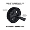 Iron Gym Dual Ab Wheel Ab Roller