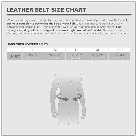 Harbinger 4-inch Padded Leather Belt Lifting Belt