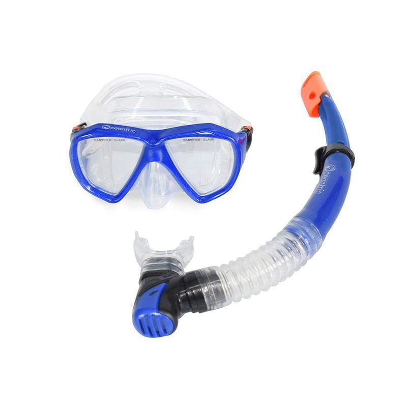 Oceantric Snorkeling Set Adult (Blue)